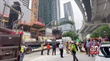 accidente en edificio en construccion en brickell deja a seis obreros gravemente heridos