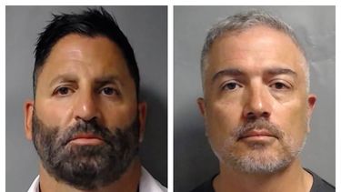 John Costanzo Jr (i) y Manny Recio, abogados de Miami acusados de participar en una trama de sobornos de la DEA. Fotos proveidas por la Fiscalía Federal del Distrito Sur de Nueva York el 26 de octubre de 2023. (Fiscalía Federal del Distrito Sur de Nueva York via AP)