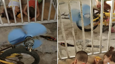 desgarrador: el invento de un padre cubano para que sus hijos puedan dormir en medio de un apagon