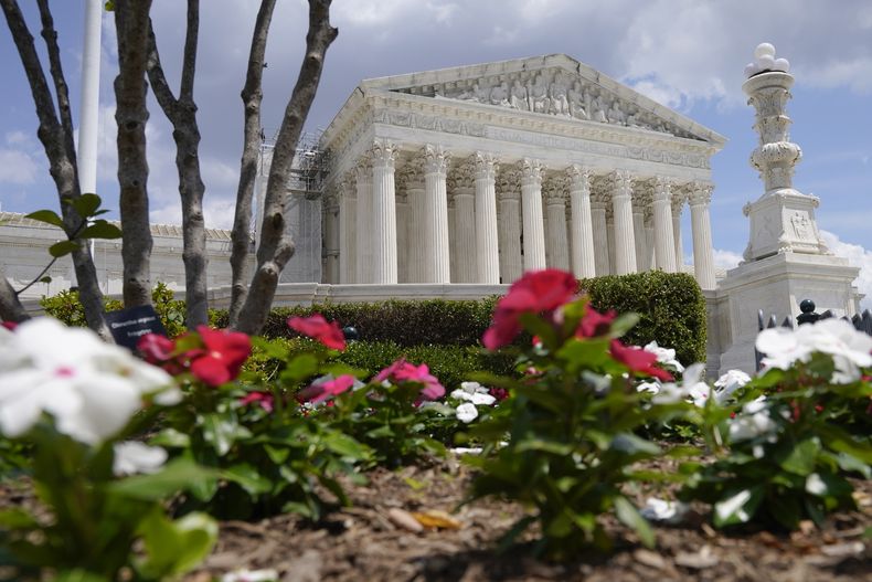 La Corte Suprema de Estados Unidos, el 13 de junio de 2023, en Washington. (AP Foto/Mariam Zuhaib)