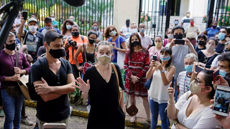 ministerio de cultura protesta