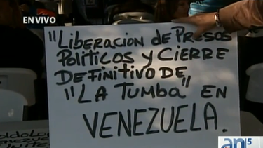 venezolanos de miami exigen la liberacion de leopoldo