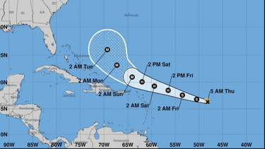 tormenta tropical erin se fortalece y avanza hacia el caribe oriental: podria convertirse en huracan el viernes