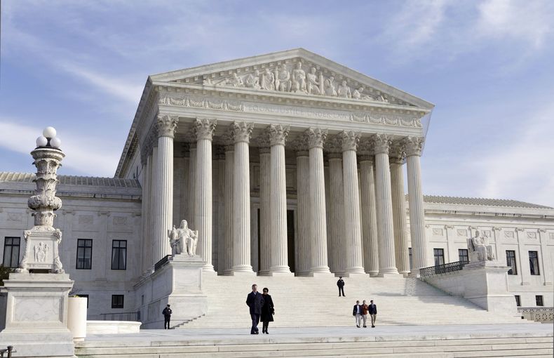 ARCHIVO - En está fotografía del 25 de enero de 2021 puede verse el edificio de la Corte Suprema federal, en Washington. (AP Foto/J. Scott Applewhite, Archivo)