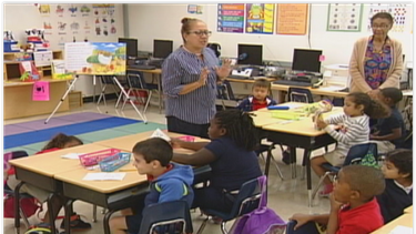 ninos de kindergarden aprenden sobre el 9-11