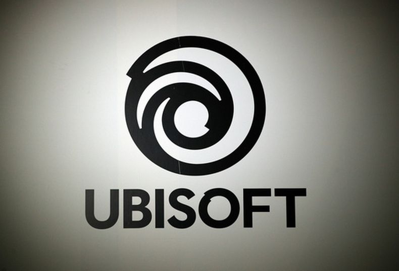 ARCHIVO - El logotipo de la compañía francesa de videojuegos Ubisoft se muestra en la Semana del Juego de París, el 4 de noviembre de 2017. (Foto AP/Christophe Ena, archivo)