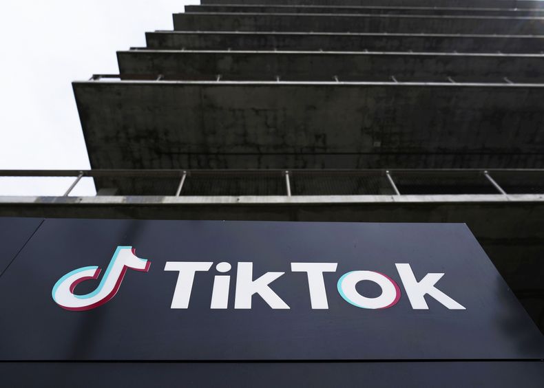 En esta imagen del 17 de marzo de 2023, se puede ver el edificio de TikTok Inc. en Culver City, California. (AP Foto/Damian Dovarganes, Archivo)