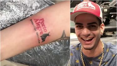 cubano recibe mil dolares y la comida gratis de por vida tras tatuarse el logo de restaurante en miami