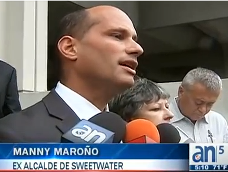 El ex alcalde de Sweetwater, Manny Maroño se declara culpable de corrupción en la corte federal.