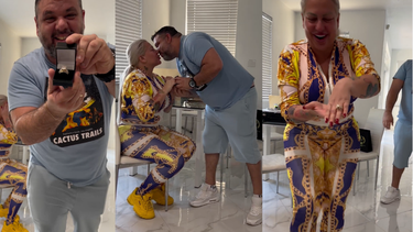 rey el mago sorprende a la diosa con costoso anillo de diamantes