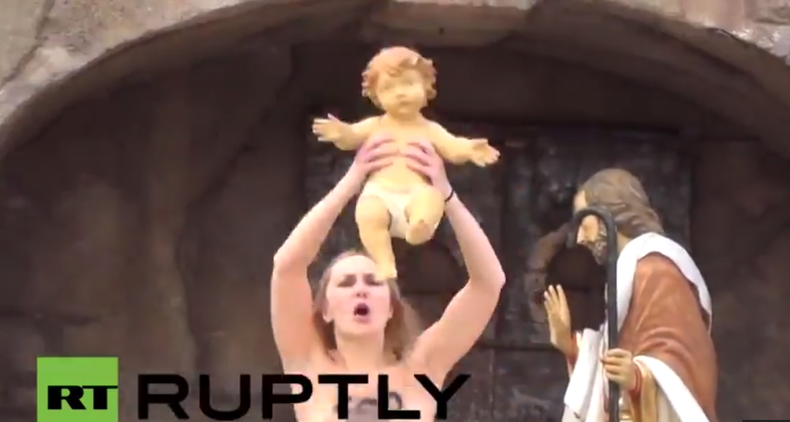 mujer desnuda vaticano