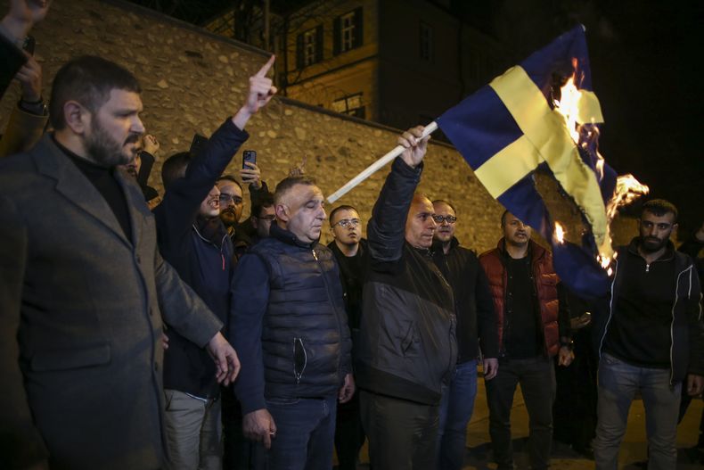 EUR-GEN TURQUÍA-SUECIA PROTESTAS