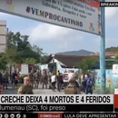 Horror en Brasil: un hombre mató a cuatro niños con un hacha en una guardería de Blumenau