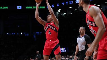 Raptors arrollan a Nets en el 1o de 2 partidos consecutivos