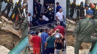 video: colapsa el pavimento en la habana: motociclista cae en un hueco en pleno vedado