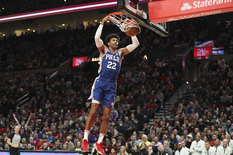 DEP-BAS 76ERS-TRAIL BLAZERS