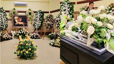 familiares y amigos despiden a paulo fg en la funeraria de calzada y k
