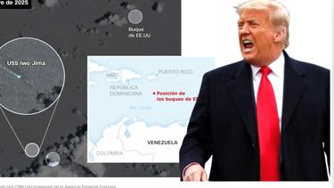 imagenes de satelite muestran destructores y submarinos de eeuu acercandose a venezuela