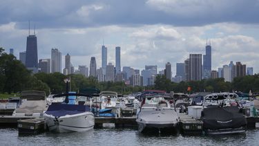 Una vista de la ciudad de Chicago el 27 de agosto del 2025. (AP foto/Erin Hooley)