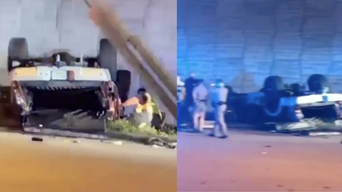 nuevos detalles: gravemente herido el chofer de la camioneta que cayo desde la autopista palmetto en hialeah