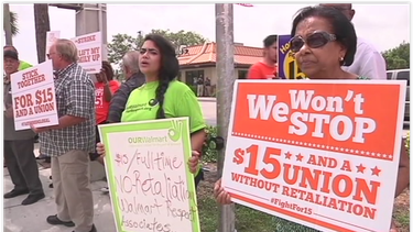 empleados de north miami exigen el aumento del salario minimo