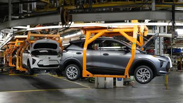 Una fábrica de General Motors en Lake Orion, Michigan, el 15 de junio del 2023. (AP foto/Carlos Osorio)