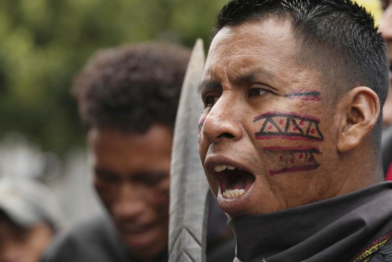AMS-GEN ECUADOR-INDÍGENAS PROTESTA