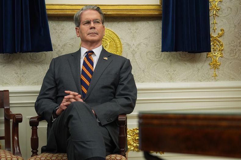 El secretario del Tesoro Scott Bessent en un evento en la Casa Blanca en Washington el 21 de noviembre del 2025. (AP foto/Evan Vucci)