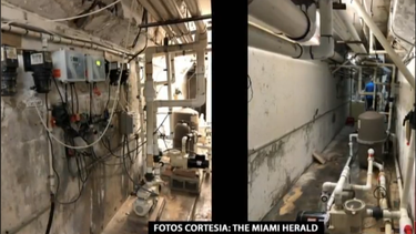 dos dias antes del colapso, un contratista fotografio los danos en el garaje del edificio champlain towers south