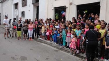 Actividad del pasado año con motivo de los Reyes Magos, organizada por las Damas de Blanco.