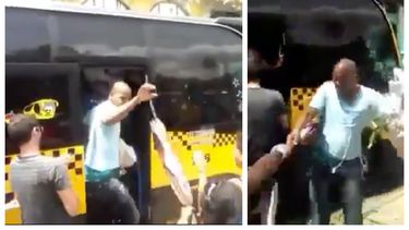 un hombre recibe una brutal golpiza tras agredir a dos mujeres en una parada en la habana