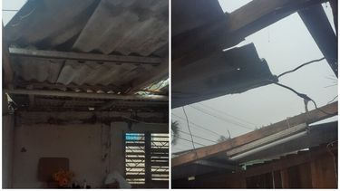 tornado deja a varias familias sin hogar en un reparto de camagüey