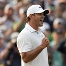 Brooks Koepka celebra tras ganar el título del Campeonato de la PGA en el club de Oak Hill, el domingo 21 de mayo de 2023, en Pittsford, Nueva York. (AP Foto/Abbie Parr)