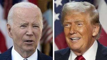 El presidente Joe Biden (izq) y el presidente electo Donald Trump (der) (AP foto/Susan Walsh, izq; Alex Brandon, der)