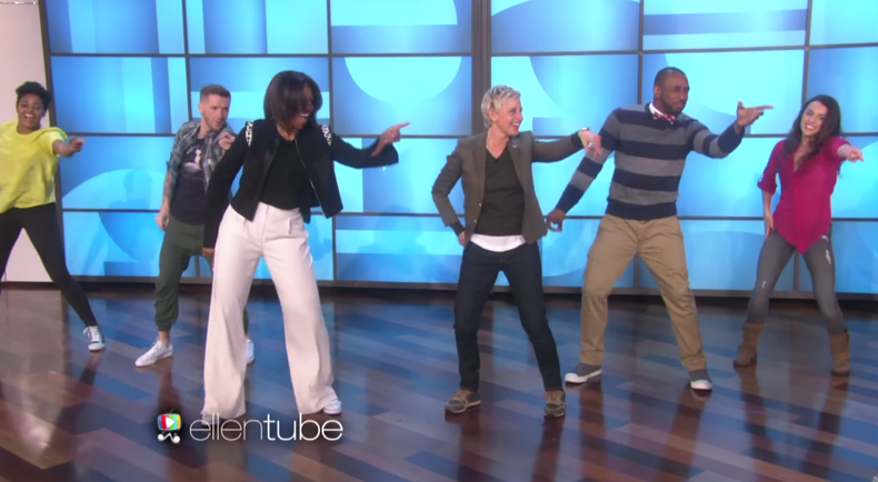 Michelle Obama Ellen