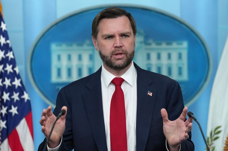 El vicepresidente JD Vance en la Casa Blanca en Washington, el 18 de junio del 2026. (AP foto/Jacquelyn Martin)
