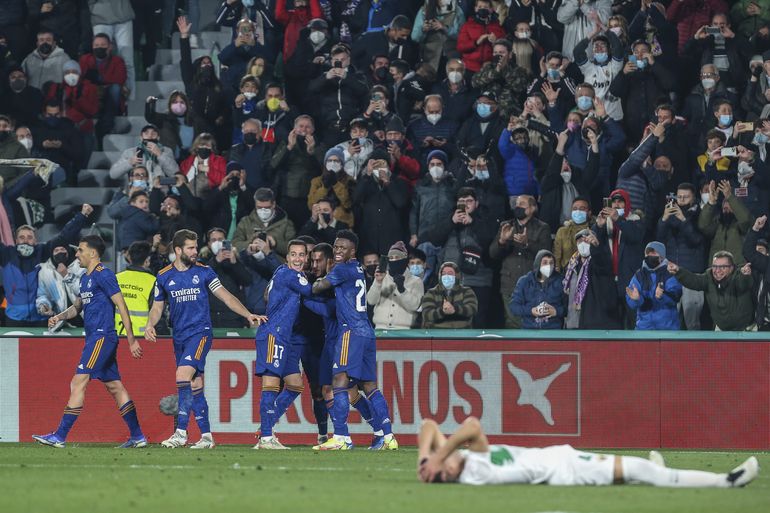 Hazard rescata al Madrid en la Copa del Rey