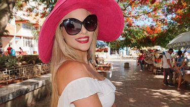 la modelo y cantante cubana, haniset rodriguez regresa a ciego de avila su tierra natal