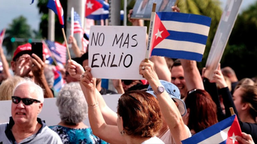 revelan la lista de paises donde se encuentran los 1.5  millones de cubanos (el 13,57% de la poblacion)  que vive fuera de la isla