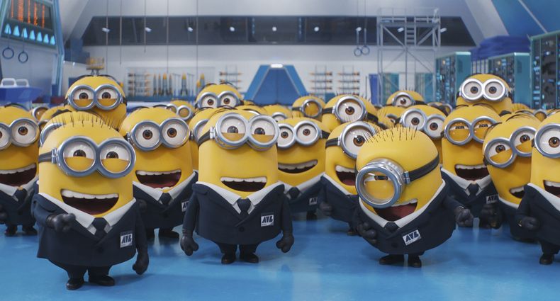 En esta imagen proporcionada por Illumination & Universal Pictures una escena de Despicable Me 4. (Illumination & Universal Pictures via AP)