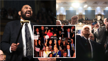 los democratas muestran su lado mas radical saboteando el discurso de trump ante el congreso