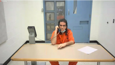 Alex Saab en prisión durante la audiencia con el juez O. Sullivan (Tribunal Federal de Florida)