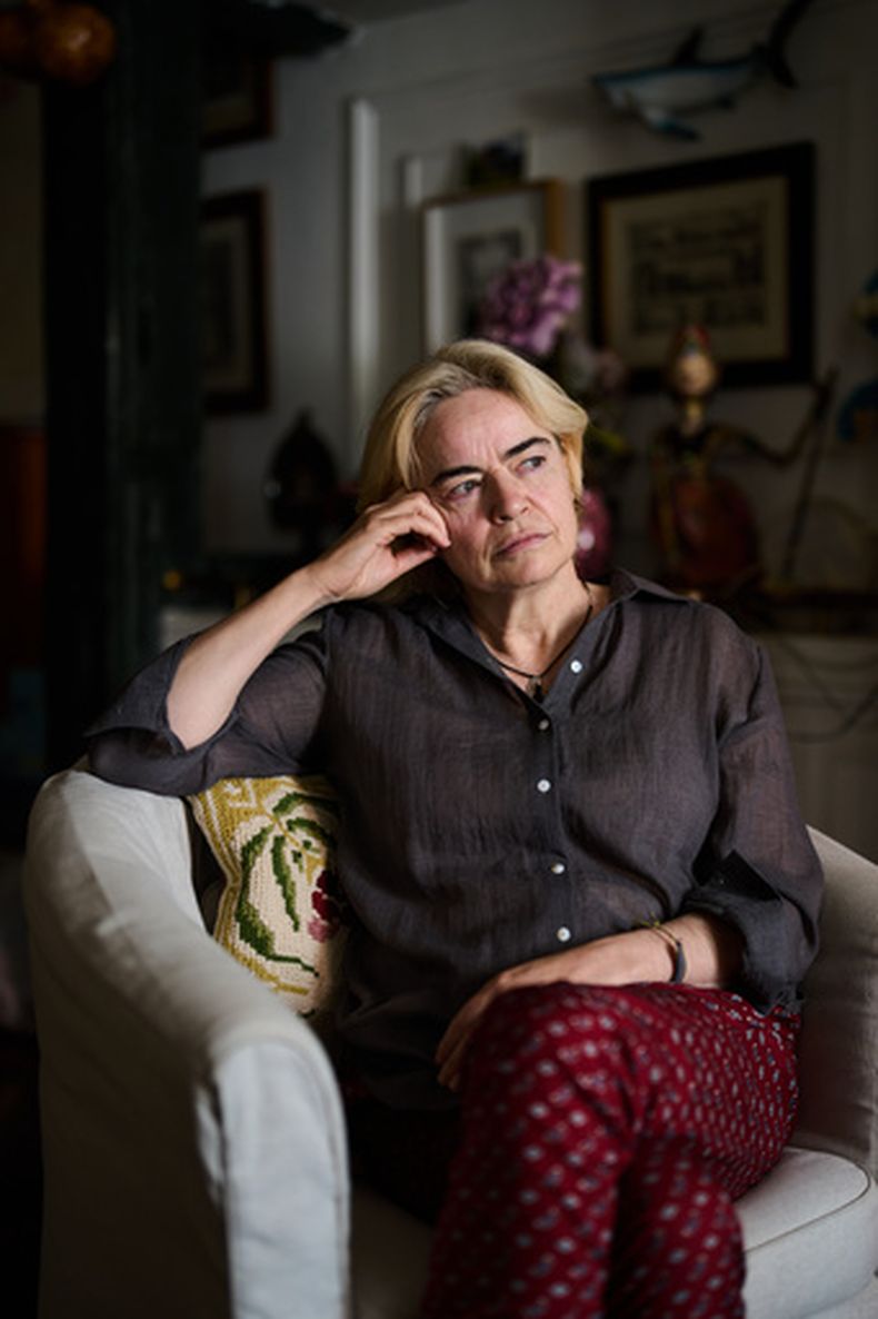 Paula Alonso-Pimentel posa para un retrato tras una entrevista con The Associated Press en Madrid, España, el jueves 21 de mayo de 2026. (AP Foto/Bernat Armangue)