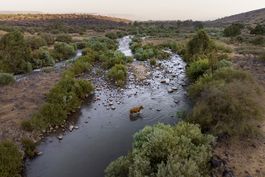 el rio jordan, rico en santidad, pobre en agua