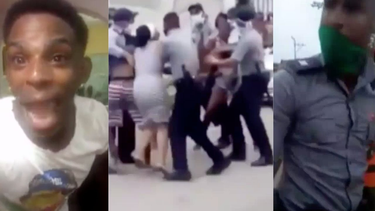 salen nuevas imagenes del violento enfrentamiento entre vecinos y policias en el barrio de marianao