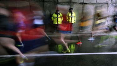 venezolano con distrofia muscular completa maraton de boston