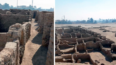 hallan en egipto una ciudad dorada perdida de 3.000 anos, en lo que seria el segundo descubrimiento mas importante despues de la tumba de tutankamon
