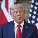El presidente estadounidense Donald Trump en Aylesbury, Inglaterra el 18 de septiembre del 2025. (AP foto/Evan Vucci)