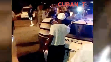 violencia policial en  aeropuerto jose marti