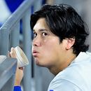 Shohei Ohtani de los Dodgers de Los Ángeles durante el juego contra los Marineros de Seattle, el martes 28 de julio de 2026, en Los Ángeles. (AP Foto/Wally Skalij)